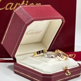 Золотое кольцо Cartier Love без камня