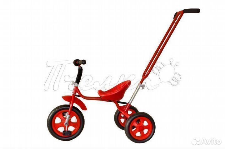 Трехколесный велосипед с родительской ручкой
