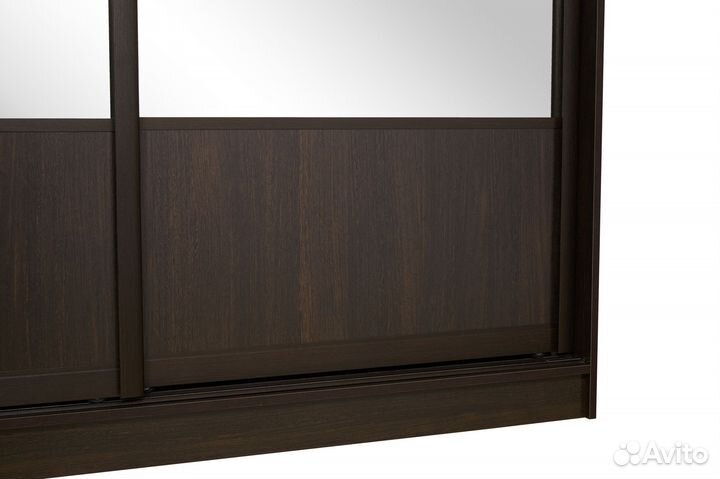 Шкаф-купе 240*58*240 3дв. венге (комбинированный)