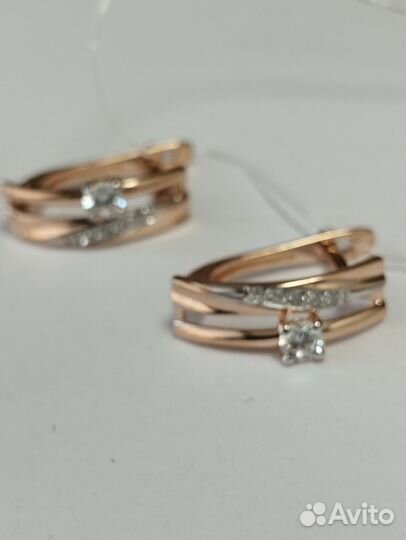 Золотые серьги