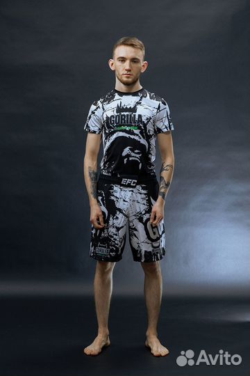 Комплект(футболка и шорты) Gorilla White