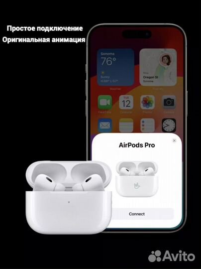 AirPods копия; наушники с шумоподавлением