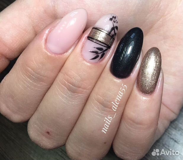 Гель лак, наращивание ногтей, офор-бровей и окраши