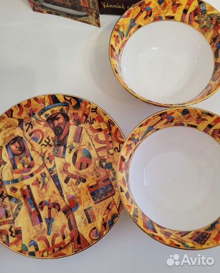 Набор посуды национальный сувенирный