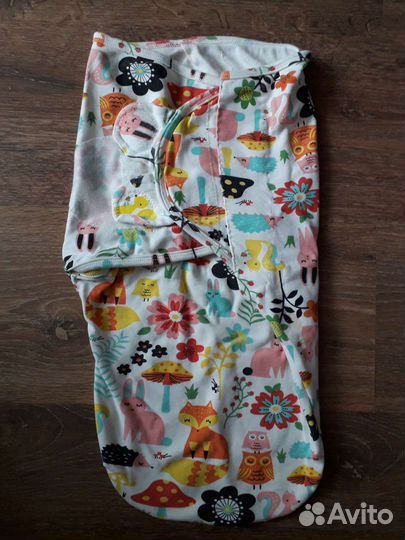 Пеленка кокон на липучках