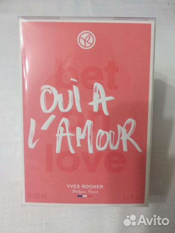 Парфюмерная вода Oui a Amour Ив Роше
