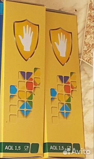 Смотровые неопудренные голубые перчатки