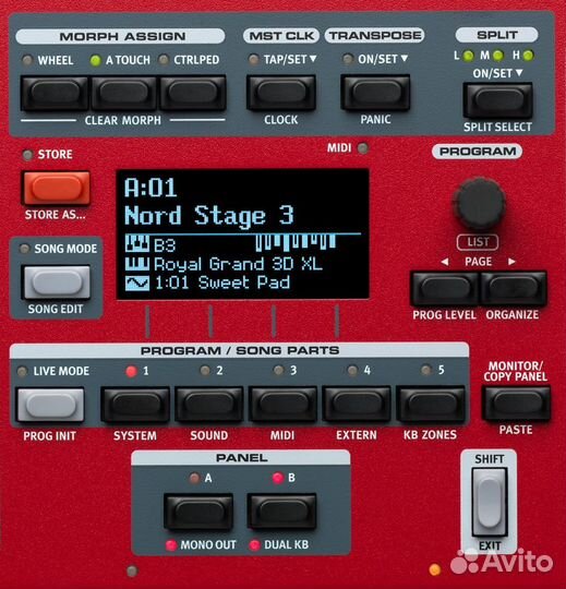 Синтезатор Nord Stage 3 HP76 EU