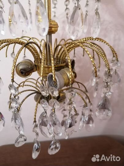 Люстра хрустальная чехословакия СССР