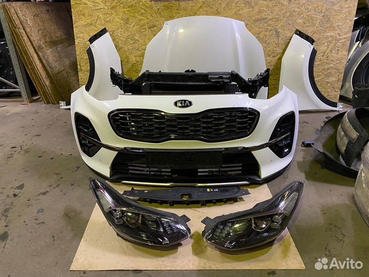 Kia sportage IV рестайлинг 2018-2022 морда в сборе