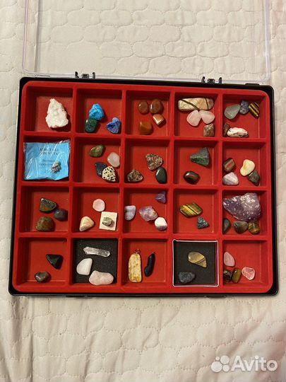 Набор камней минералов сокровища пиратов