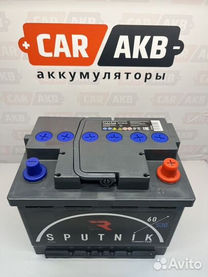 Аккумулятор новый 60Ач Спутник
