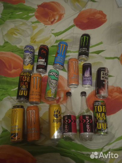 Банки от энергетиков