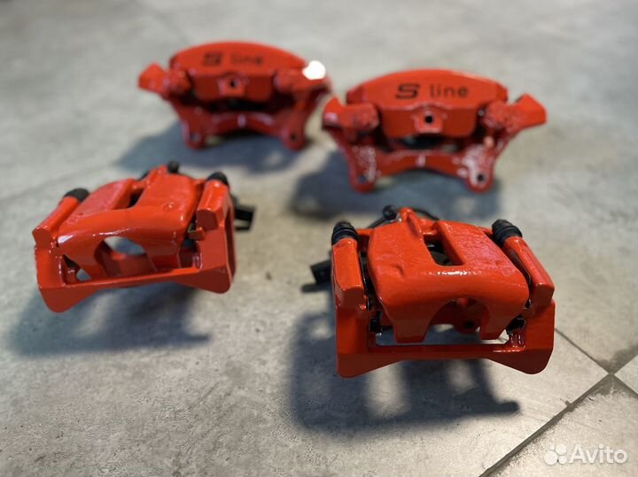 Покраска суппортов