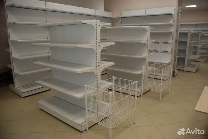 Стеллажи торговые для магазинов