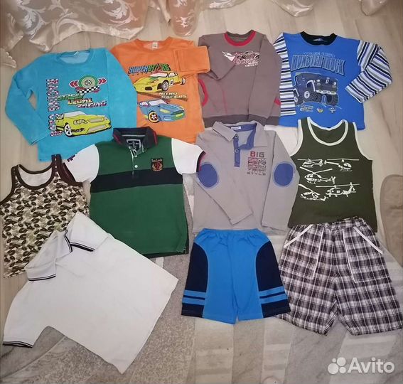 Пакет вещей для мальчика от 5 до 7лет