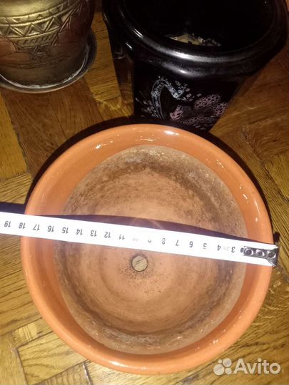 Керамические горшки для цветов бу