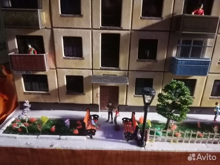 Диорама жилой дом