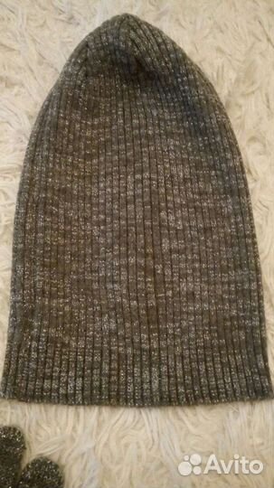 Комплект шапка+ перчатки