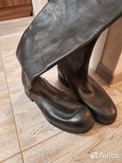 Сапоги кожаные, яловые новые
