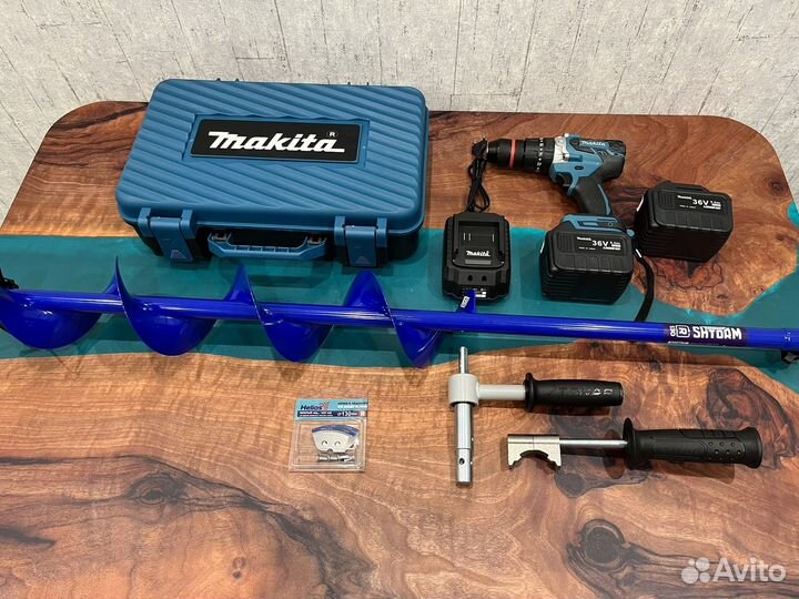 Комплект для рыбалки ледобур