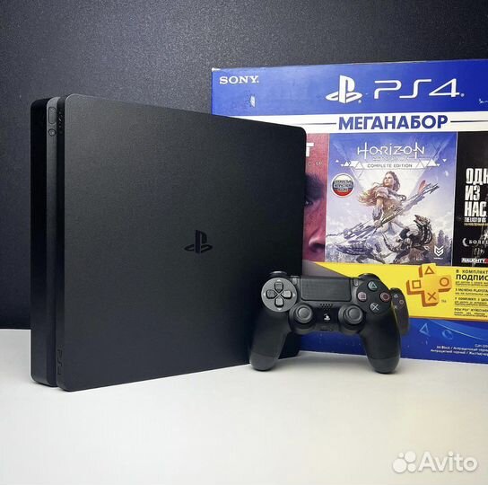 Sony PS4 Slim 1TB PlayStation 4 Slim + 40 Топ Игр