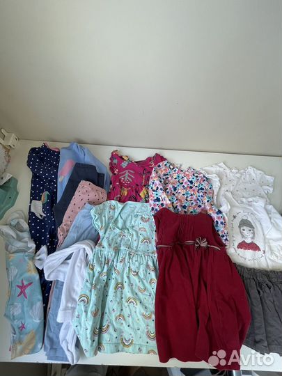 Пакет фирменных вещей 86-92 и обувь