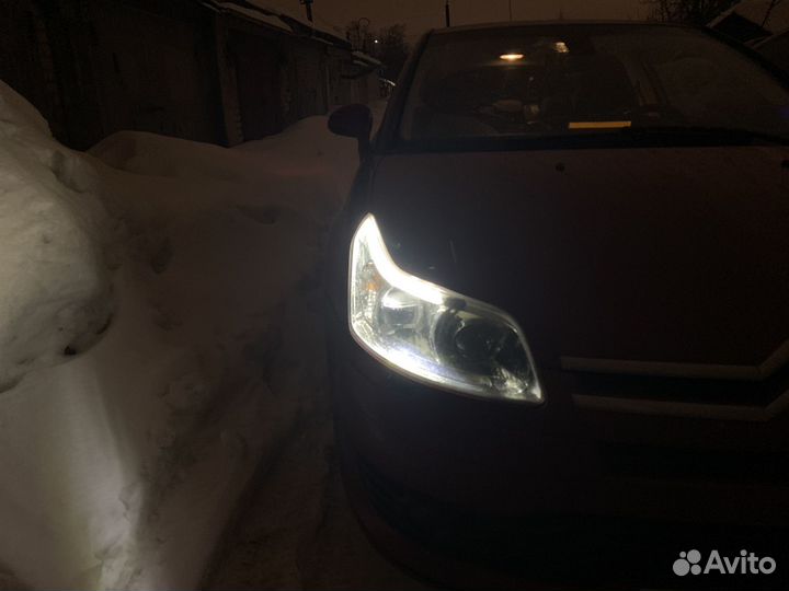 Фары BI-Led на citroen c4 LA/LC