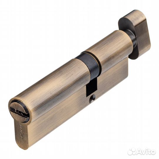 Цилиндр C BK AB 90 (35х55) мм ключ/вертушка античн