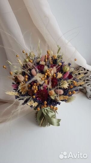 Букет из сухоцветов лаванды 1 сентября