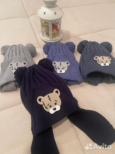 Шапка детская зимняя от года до 5 лет