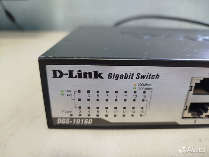 Коммутатор dlink dgs 1016D
