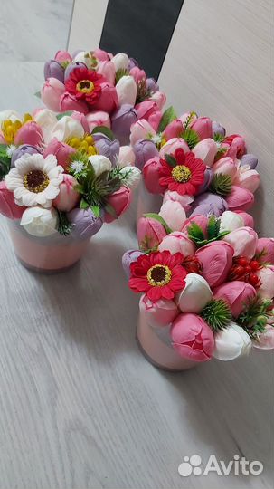 Мыльные цветы