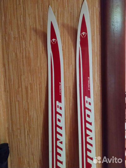 Комплект (лыжи, палки, крепления и ботинки) СССР