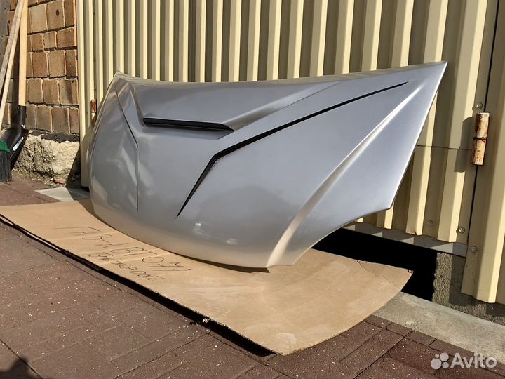 Капот на Газель Drive Style цвет Буран серебристый