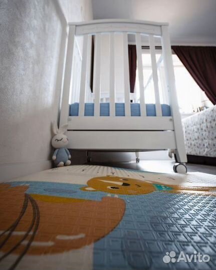 Детский коврик для ползания новый (заводской брак)