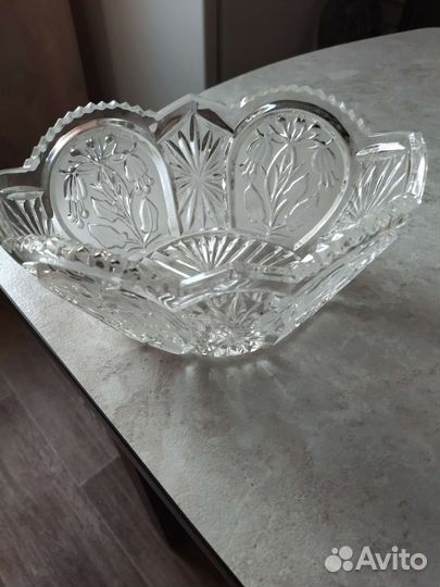 Ваза хрустальная СССР