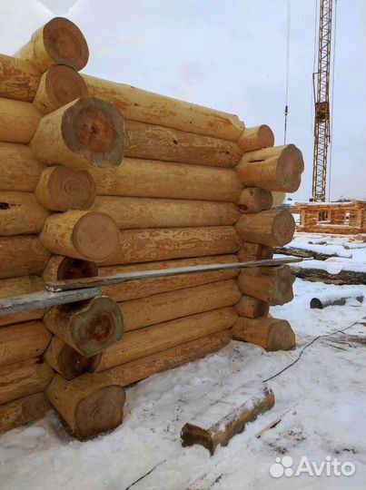 Сруб ручной рубки