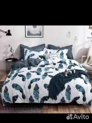 Белье постельное двухстороннее евро