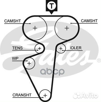 40934X1 Ремень грм;lada ваз 2110I-2112I 16V;136