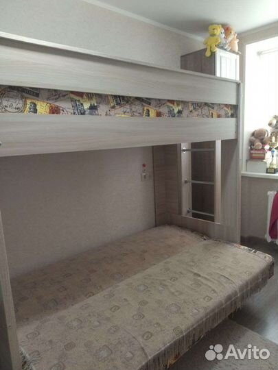 Двухъярусная кровать бу с матрасами