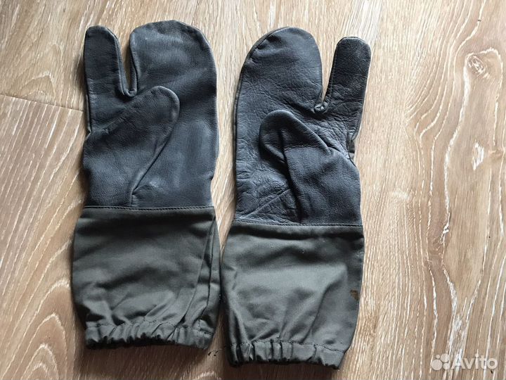 Перчатки тканевые и кожа