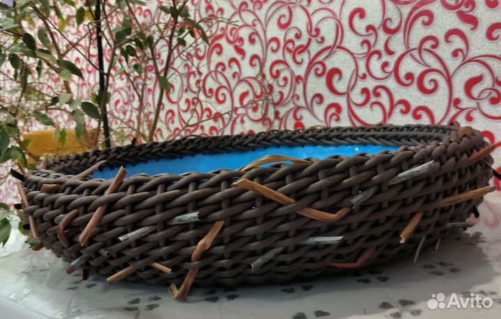 Гнездо для аиста из ротанга