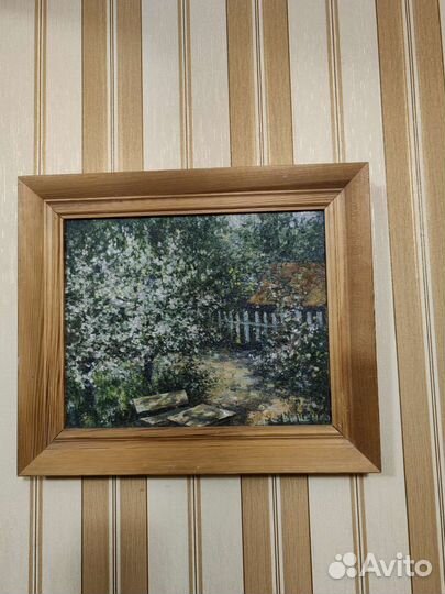 Картина маслом на холсте в раме