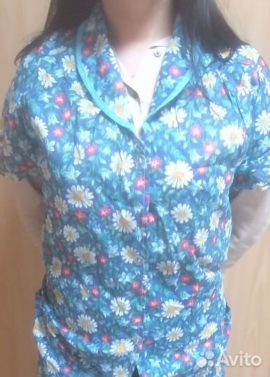 Халаты новые, фланель, ситец