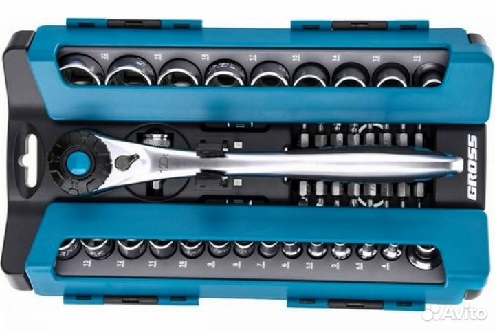Набор торцевых головок 41 предмет Gross 14143