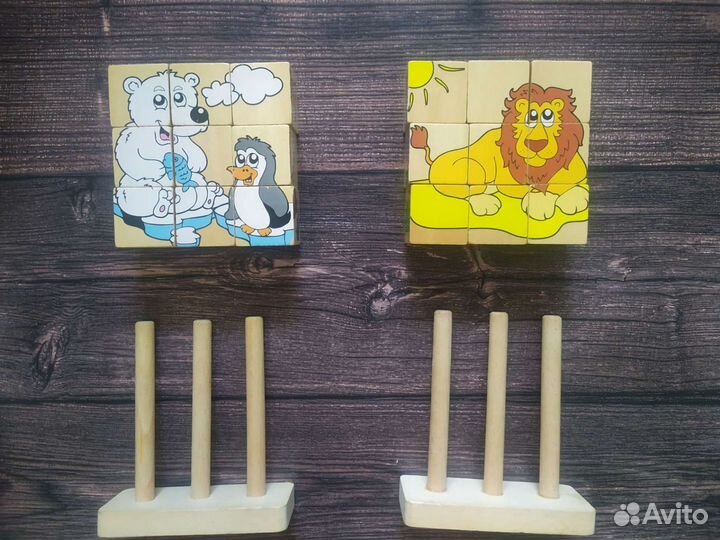 Кубики - пазлы