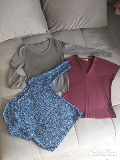 Пакет фирменных вещей (13 штук), р.46-48, гардероб