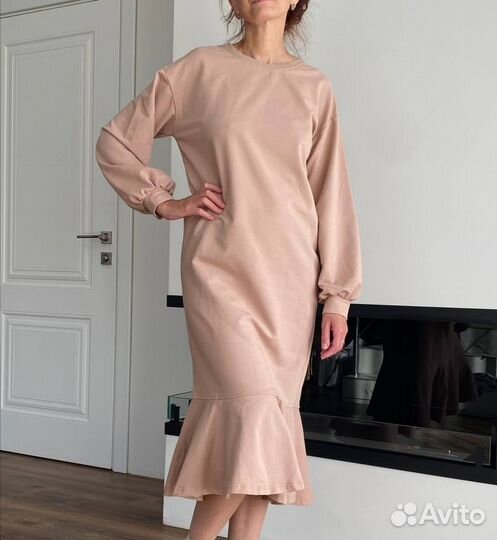 Платье трикотажное женское