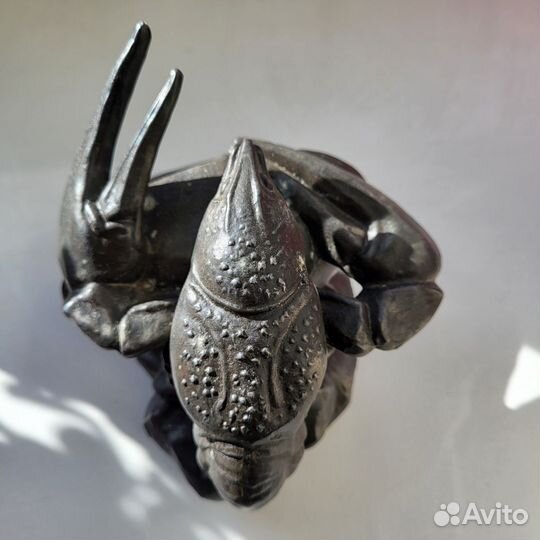 Винтаж Рак на раковине пепельница СССР